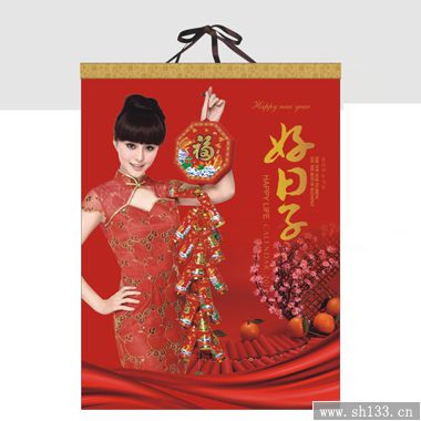 中国红好日子风格月历定做