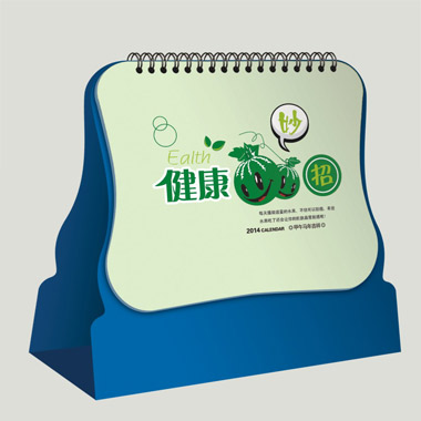 2014年创意台历定制   健康妙招台历定制
